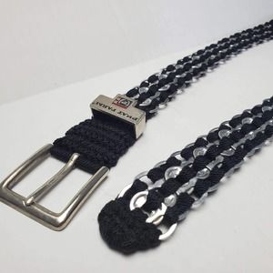 Mans Recycled Soda Tops Belt Size L/ XL Color Black